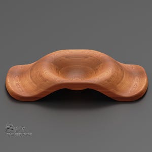 Wooden Bowl - 3D model for manufacturing on a CNC machine and 3D Printing