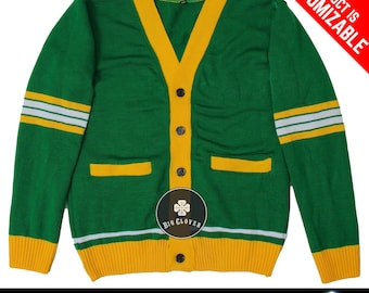 Personalized Embroidered Knit Cardigan: School, College, Greek Apparel