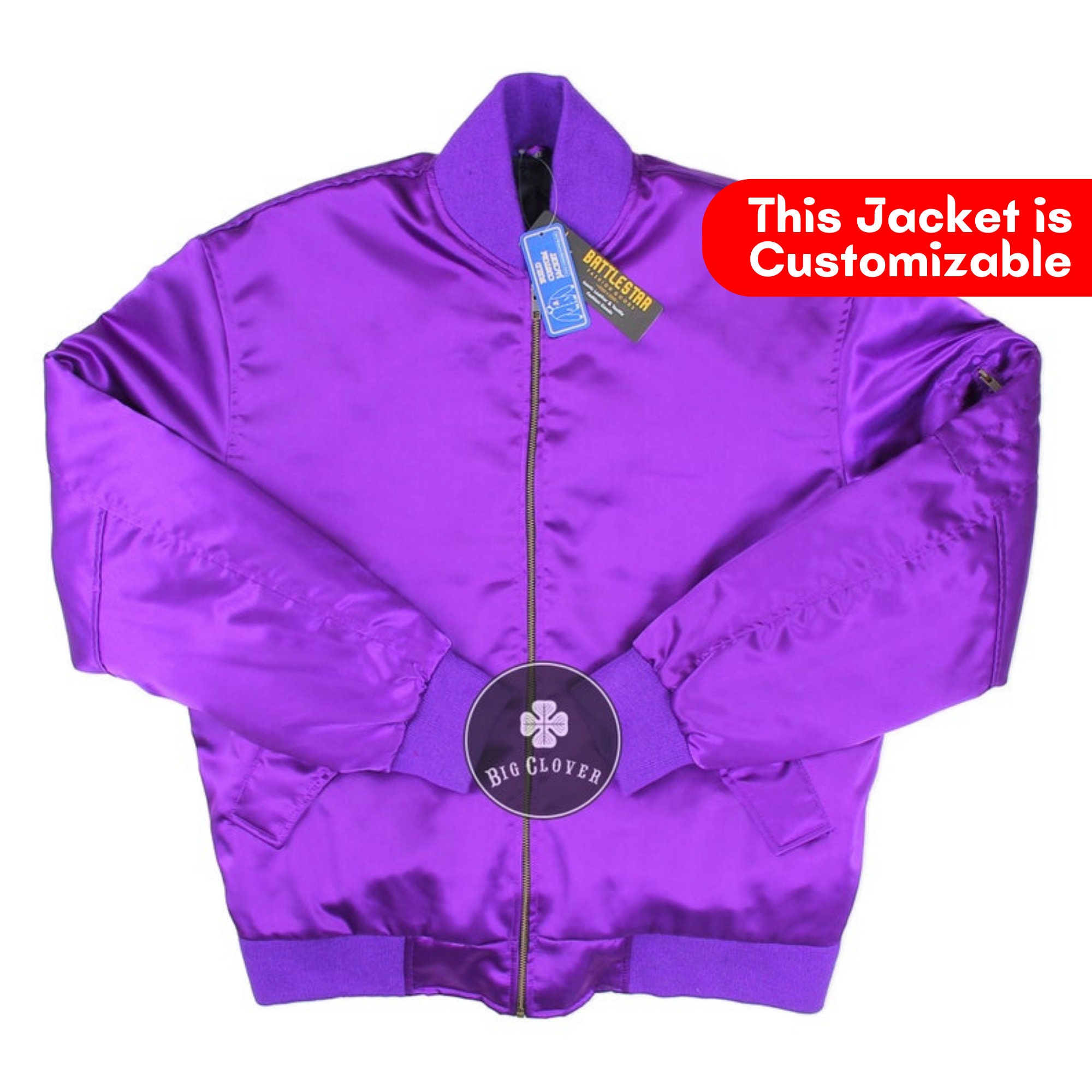 Liz Varsity Jacket - Deep Purple