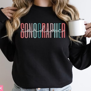 Cardiac Sonographer Crewneck Sweatshirt Gift, Ultrasound Tech Shirt, Ultrasound Technician Sweater, Cardiac Sonography Student Graduate Gift