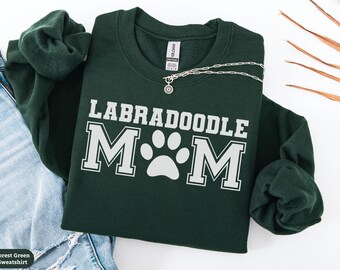 Labradoodle Mom Sweatshirt Gift, Labradoodle Mom Shirt, Doodle Mama Crewneck Sweater, Labradoodle Owner Gift, Doodle Lover Tee, Dog Mom Gift