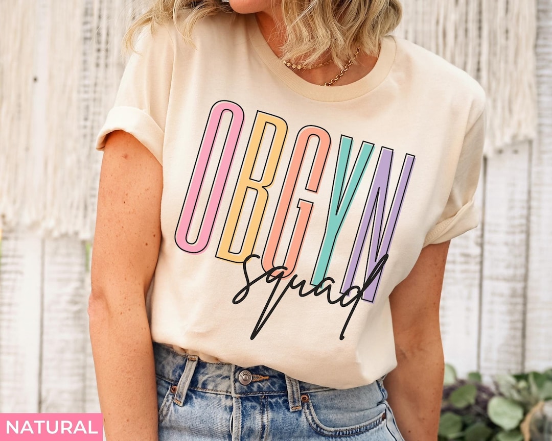 OBGYN Squad Crew Team Shirt, OB-GYN Group Crew Squad Matching T-shirts ...
