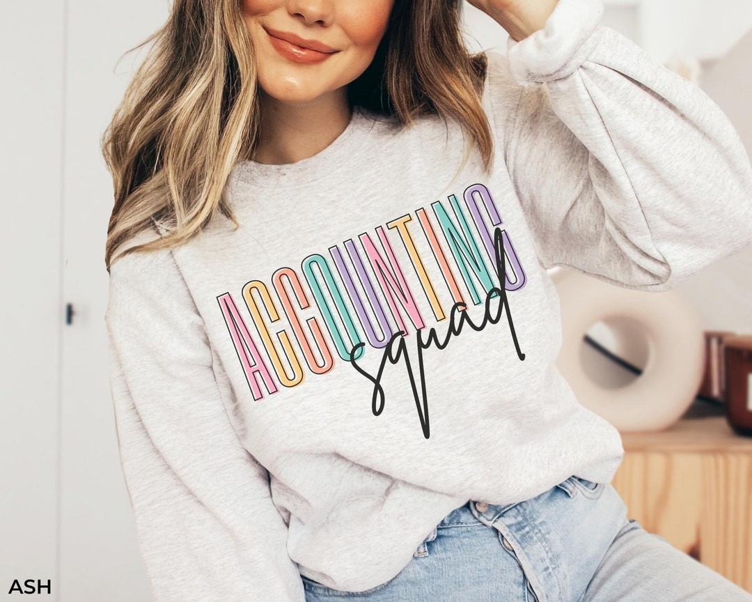Accounting Squad Sweatshirt Gift, Accounting Crewneck Sweater Gift