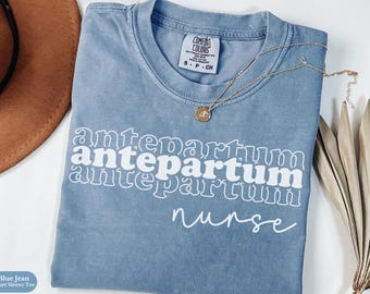 Antepartum Nurse Comfort Colors® Shirt Gift, High Risk OB Nurse Tee, Maternal Fetal Medicine Sweatshirt, Women's Health Nurse Gift for Her