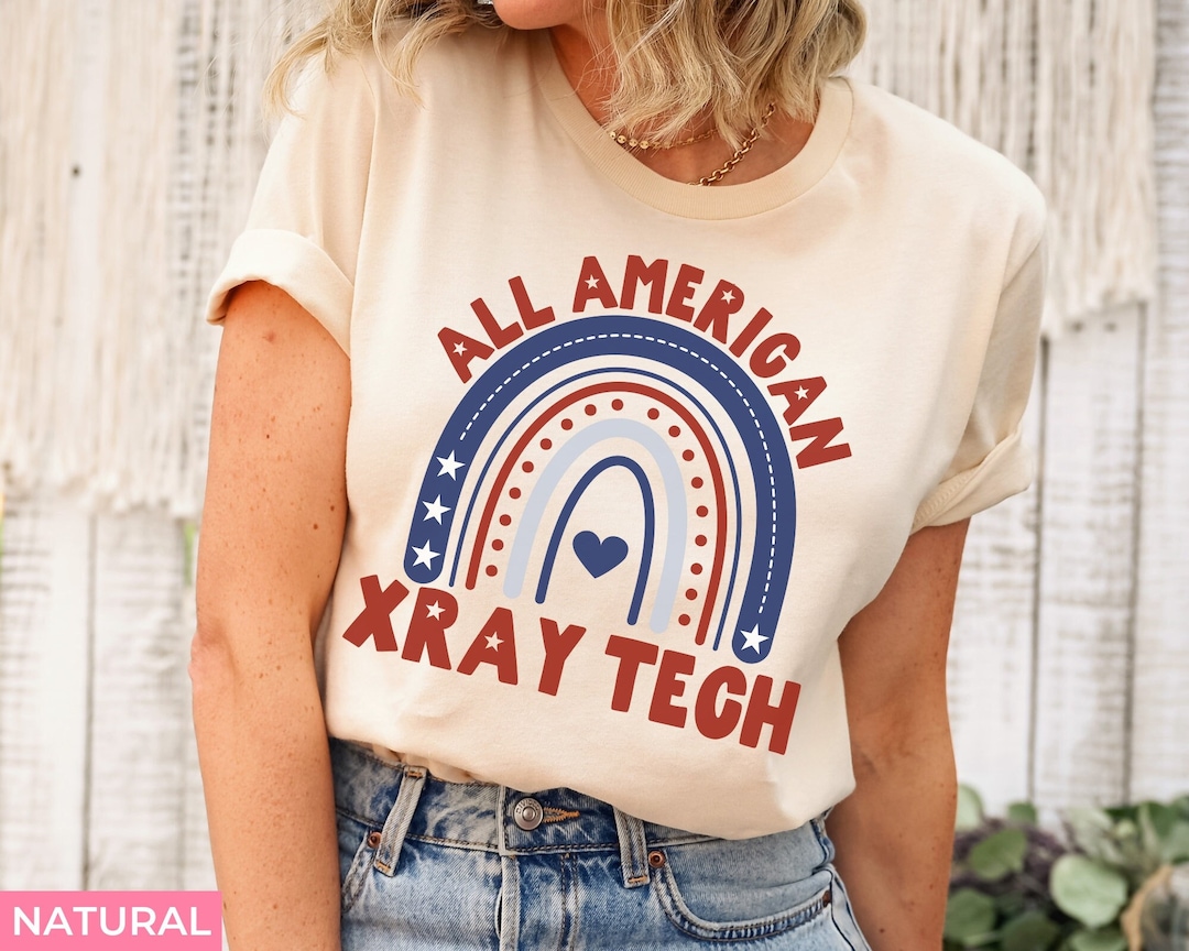XRAY Tech July 4th USA Shirt Xray Radiology Technician - Etsy