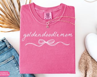 Comfort Colors® Goldendoodle Mom Shirt, Goldendoodle Sweatshirt, Doodle Mama Crewneck Sweater, Goldendoodle Owner Gift, Doodle Lover Tee