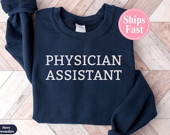 Sudadera de regalo para asistente médico, suéter de cuello redondo para asistente médico, camisa para asistente médico, ropa para personal médico