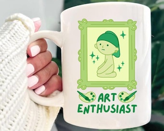 Smiski Gift Ceramic Coffee Cup Sonny Angel Mug Cute Homebody Club Merch Book Lover Gift for Artist Cozy Tea Mug Introvert Matcha Cup Kawaii