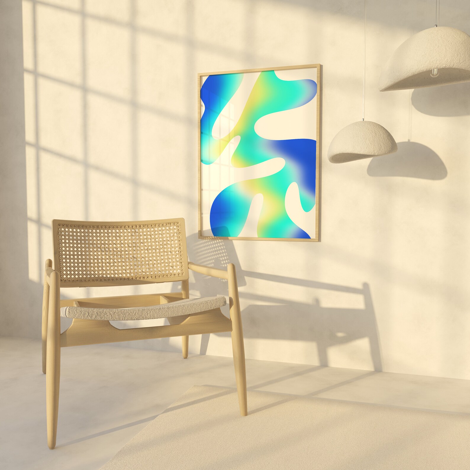Gemini Zodiac Art Prints, Set of 3, Inspirational Aesthetic Gradients ...