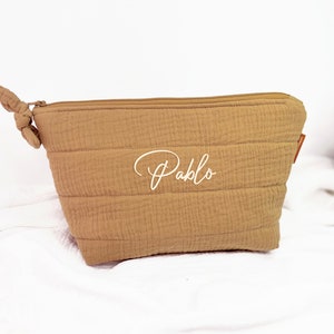 XL KIT Personalisiertes Wickelset, personalisierbares Babyset, Schminktasche, Graou Reisetasche