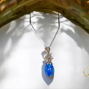 CIONDOLO A SCORRIMENTO RANA OPALE HAWAIANO INTARSIO SOLIDO - Foto 9