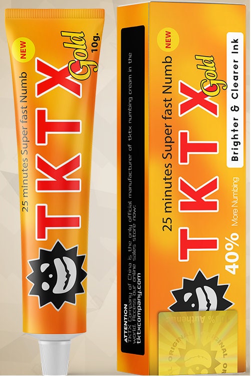 40 Black TKTX Anesthetic Fast Numb Cream  Bella 3D