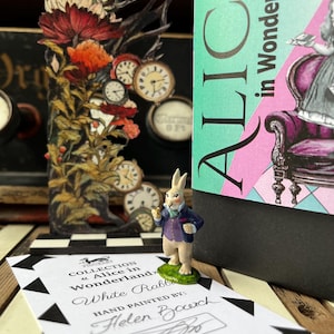 The White Rabbit- Alice in Wonderland  collectible figurine