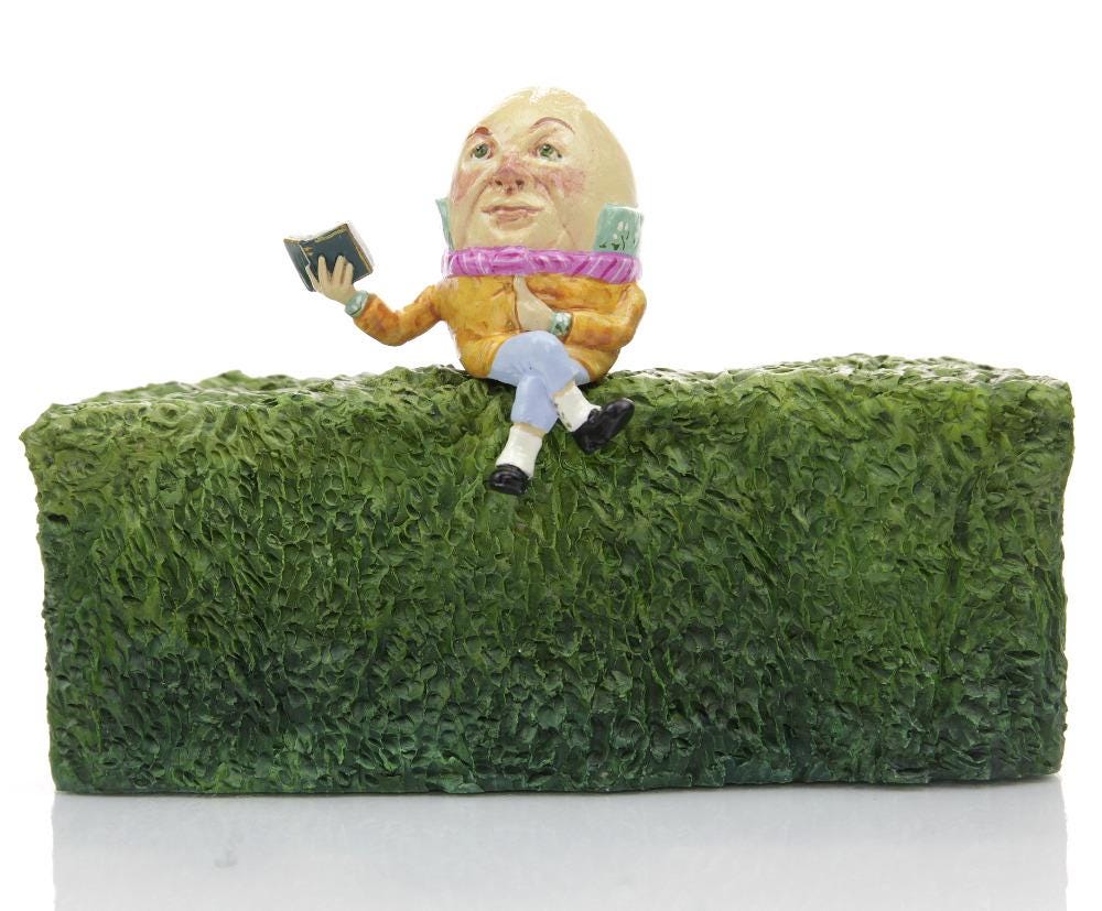 不思議の国のアリス♥️ハンプティダンプティきのこ Alice And ハンプティダンプティ - 架空の人物 不思議の国のアリスの