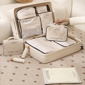 Reise-Aufbewahrungstasche Gepäckverpackungsset, Koffer-Organisatoren, Reise-Kit, Packing Cubes Organizers, Packing Essentials