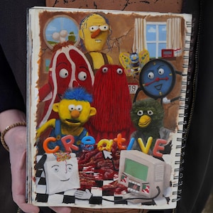 Creative – A Realistic Homage to Don’t Hug Me I’m Scared | High-Quality Art Print | Oil Painting | Fine Art | Fan Art | DHMIS