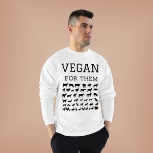 Unisex Vegan Sweatshirt Vegan Life Gift For Her/Him Animal Rights Vegan Sweatshirt Vegan Sweater Vegan Christmas Gift Vegan jumper