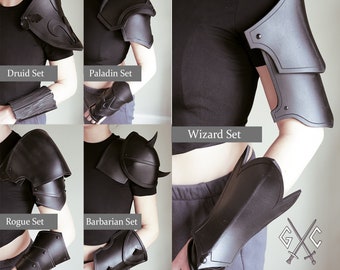 Shoulder/Pauldron and Bracer Armor Patterns: Fantasy, Medieval, EVA Foam Template for Cosplay, LARP, Renfestival Bundle