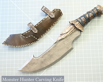 Monster Hunter Carving Knife Foam Cosplay Pattern - Monster Hunter Cosplay - EVA Foam Pattern