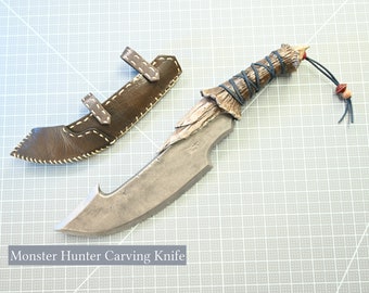 Monster Hunter Carving Knife Foam Cosplay Pattern - Monster Hunter Cosplay - EVA Foam Pattern