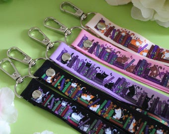 Cats and books Lanyard (Five colorways)