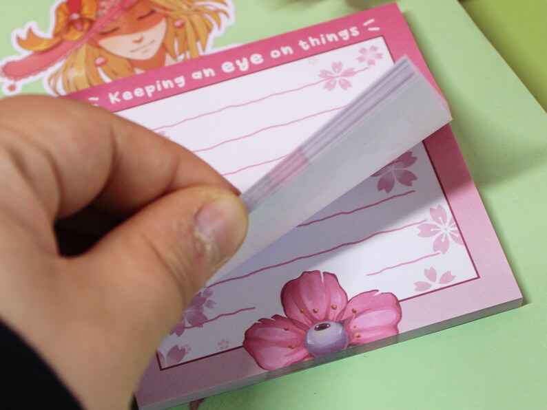 Eyeball Flower Sticky Notes With 50 Pages - Etsy
