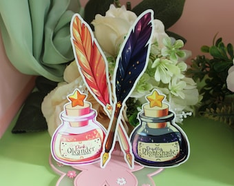 Feather Quill and Ink Stickers