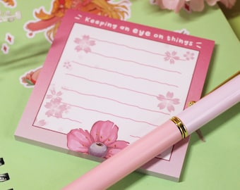 Eyeball Flower Sticky Notes with 50 Pages