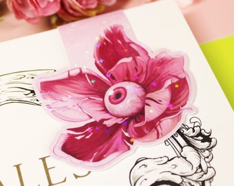 Flower with eye (Magnolia) magnetic bookmark