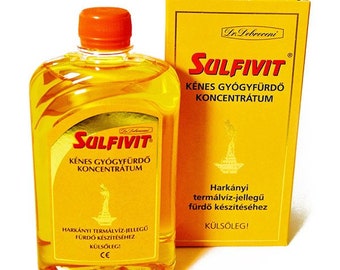 SULFIVIT sulfur spa concentrate for making a Harkány thermal water bath