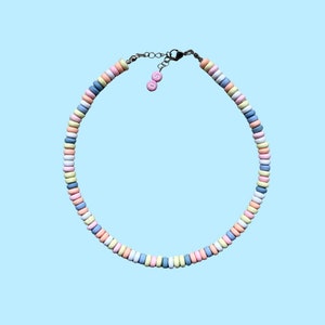 Candy necklace - Realistic Candy Inspired - Polymer Clay Pastel jewelery - Candy imitation Necklace - Sweet fake candy- sweets beads