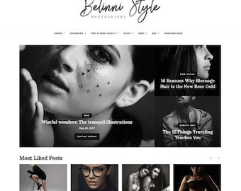 Blog & Magazine WordPress Theme, wordpress blog theme, blog template wordpress, website design wordpress, blogger template responsive