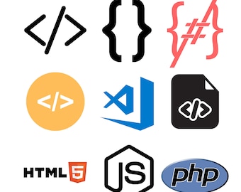 9 szt. Naklejki do kodowania i programowania dla programistów, programistów, geeków i inżynierów Projekt na laptopa