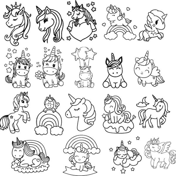 Girls unicorns svg png. Unicorn svg file for Cricut and Silhouette easy to cut unicorn SVG files for cricut