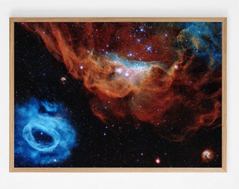 Samsung Frame TV Art - NGC 2014 "Cosmic Reef"