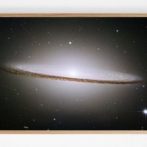 Arte da TV Samsung Frame - Galáxia Sombrero