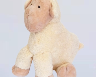 Plush toy sheep XXL large soft fluffy stuffed animal cuddly pillow animal shape decorative pillow Easter Christmas children's toy gift 56 cm