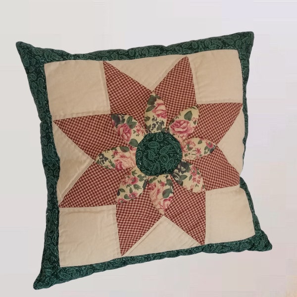 Kissenbezüge Kissenhülle Baumwolle Patchwork  Zierkissen Dekokissen Sofakissen Wohndeko  40*40cm