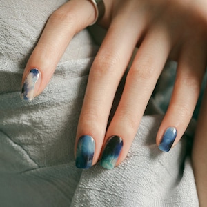 CB00176  GelLight Kpop nails Korean Semi Cure UV Gel Finger Nail Toe Pedi Sticker Wrap Strip curve semicure Made in Korea manicure pedicure