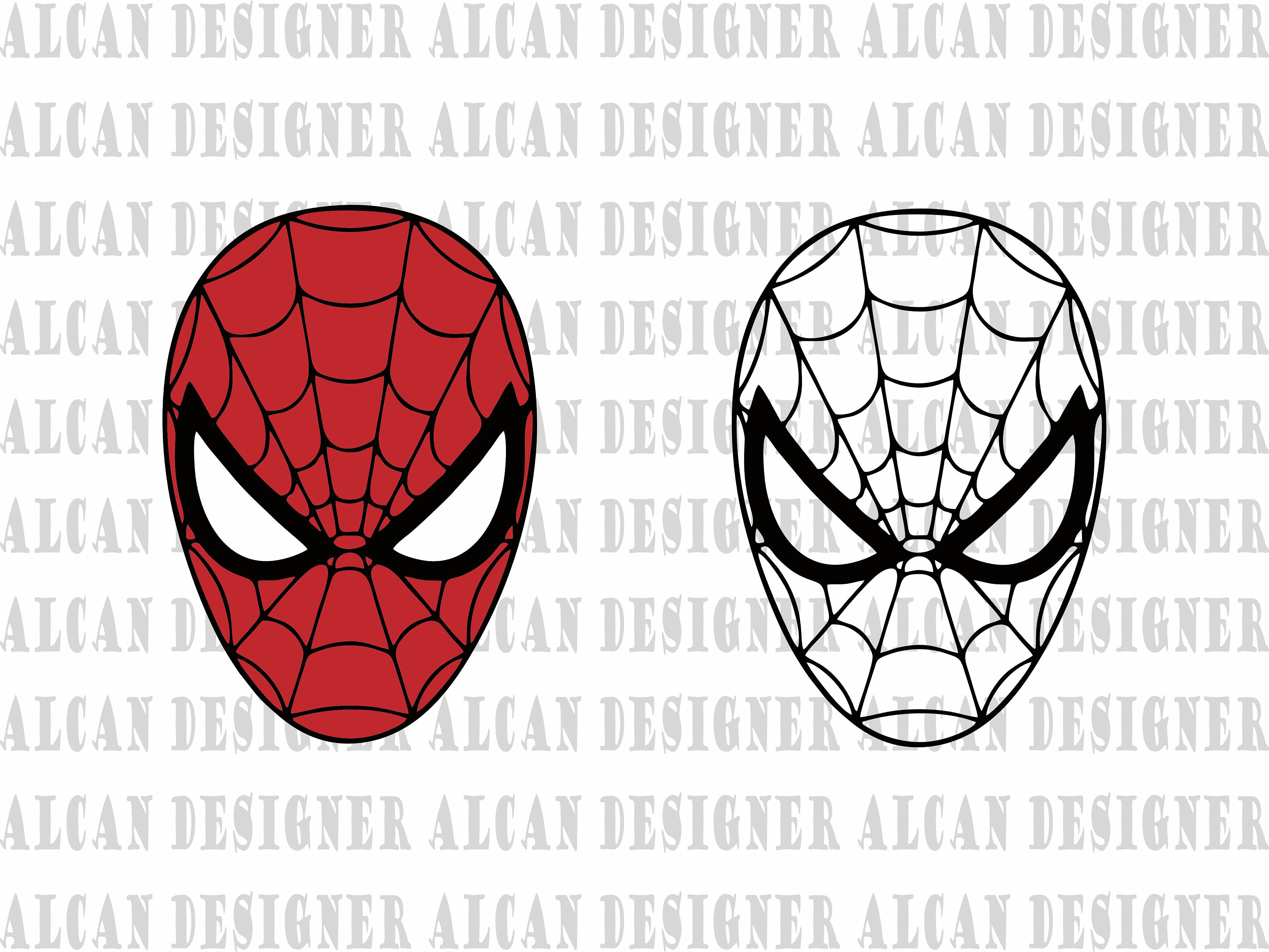 Spiderman Clipart Spiderman Face Svg Png Dxf Eps Jpeg Etsy Australia