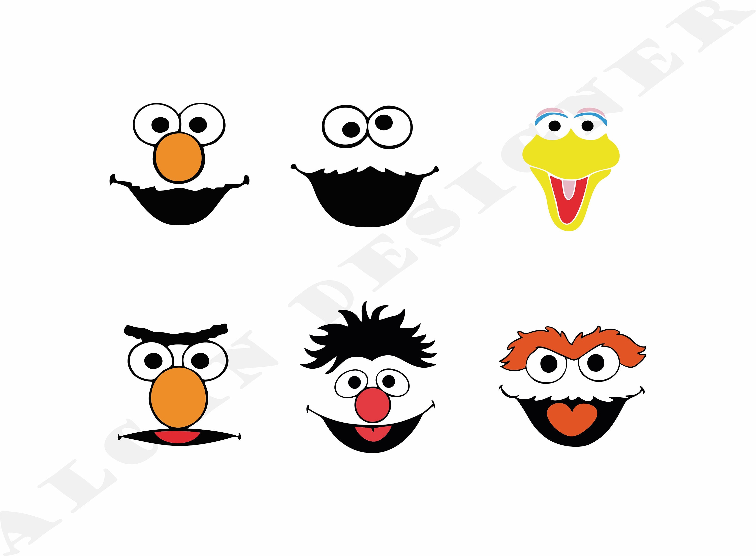 Seseme Street Birthday Svg - Etsy