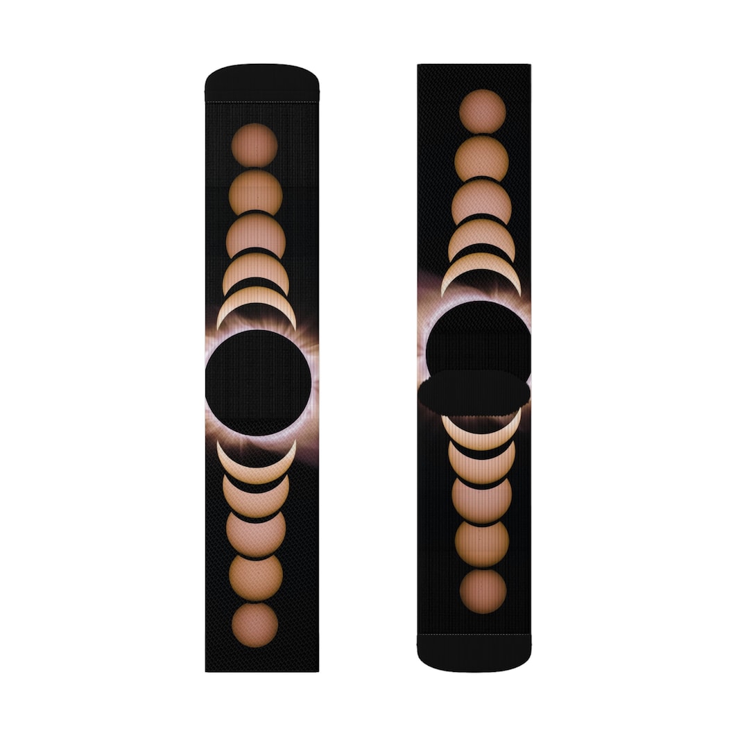 Phases of the Moon Unisex Dress Socks Men's Socks Etsy