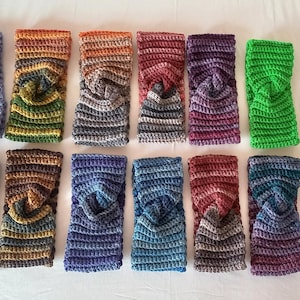 Gehaakte oorwarmer, winterhoofdband