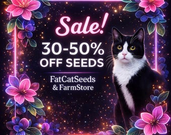 Garden Seed Sale 30–50% Off | Flower Seeds, Clover, Ground Cover, Vegetables & Wildflowers Packs