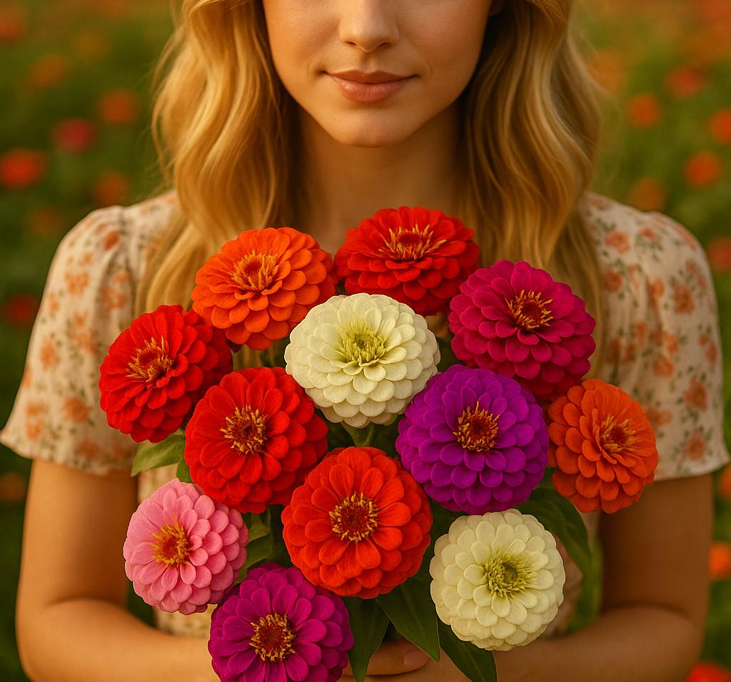 Seeds Lilliput Zinnia Seed – Mini Blooms – Colorful Cut Flower Mix – Summer Annual – Compact & Bright – Pollinator Favorite! Dwarf flowers.