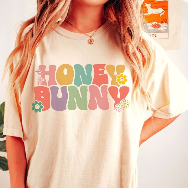 Honey bunny png- Retro Easter png-Groovy easter png- Bunny easter png- Groovy honey bunny sublimation- Easter sublimation- Best bunny png