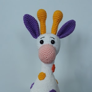 Amigurumi  Colorful Giraffe / Handmade / Crochet Baby Pattern