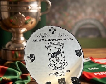 Mayo Winners 2026 Custom GAA Mirror – Personalised Match Day Commemorative Plaque – Any Fixture Available