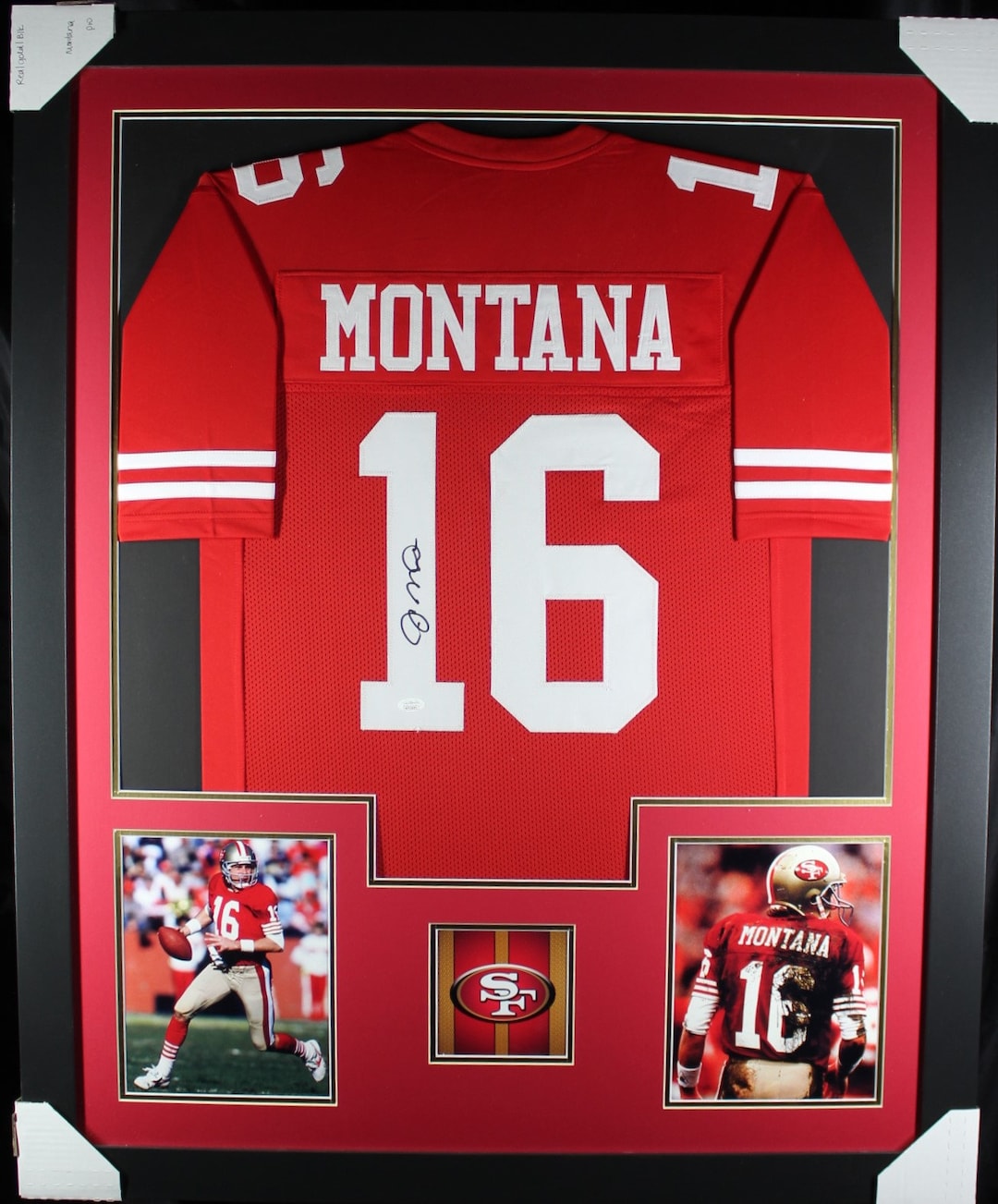 Maillot Mitchell & Ness Legacy blanc autographié par Joe Montana des 49ers de San Francisco Maillot Mitchell & Ness Legacy blanc autographié par Joe Montana des 49ers de San Francisco