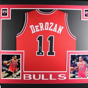 Chicago Bulls DeMar DeRozan Autographed Red Jersey Beckett BAS